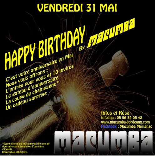 Happy birthday by Macumba