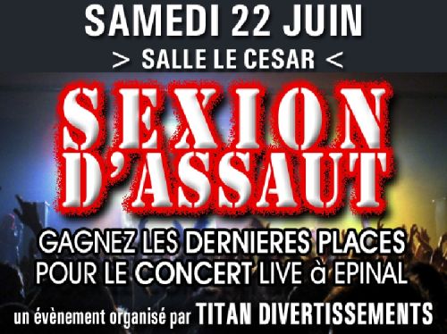 Places à gagner pour Sexion d’Assaut