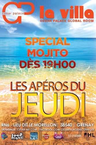 LES APEROS DU JEUDI SPECIAL MOJITO