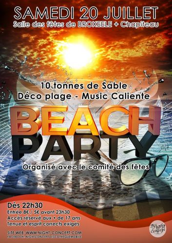 BEACH PARTY à Broxeele