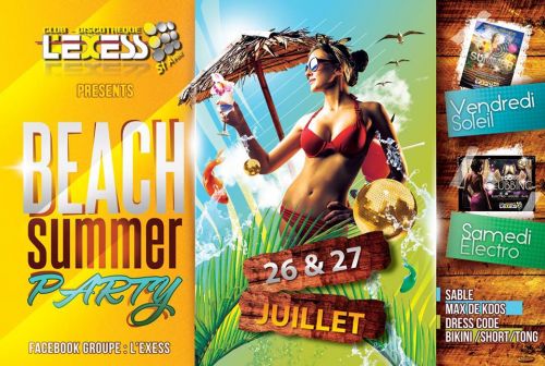 Beach Summer party