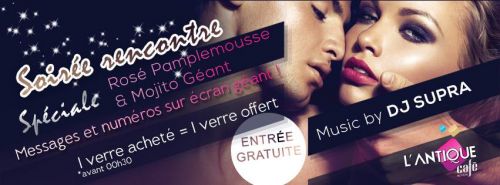 Soirée Rencontres speciale ROSE PAMPLEMOUSSE – MOJITOS GEANT