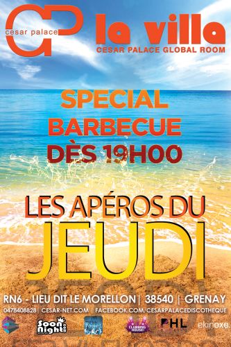 LES APÉROS DU JEUDI SPÉCIAL BARBECUE