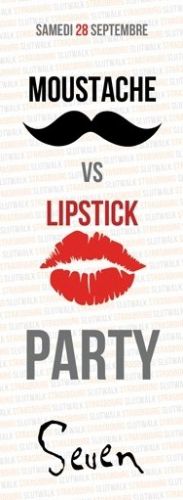 MOUSTACHE VS LIPSTICK PARTY