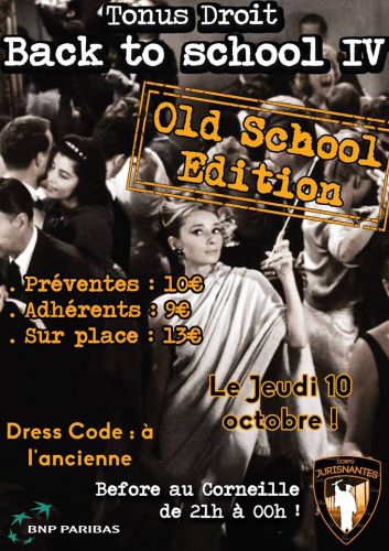 Tonus Droit – Back To School IV – Old School Edition