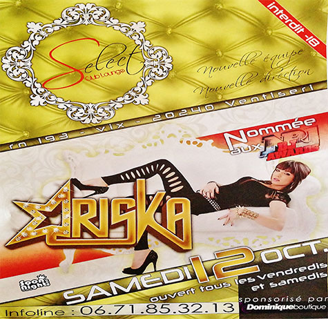 ╰★╮Dj ORISKA ╰★╮ EN DJ GUEST @ SELECT CLUB