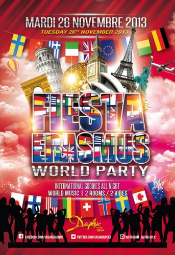 FIESTA ERASMUS – WORLD PARTY