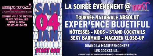 ► L’AMPHY ◄► SAMEDI 4 JANVIER ◄► TOURNEE NATIONALE ABSOLUT* ◄