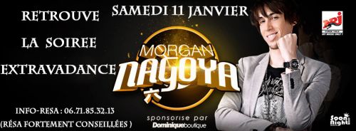 * morgan nagoya – Résident nrj extravadance *