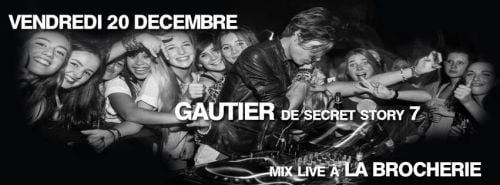 Gautier de Secret Story 7 en Mix Live