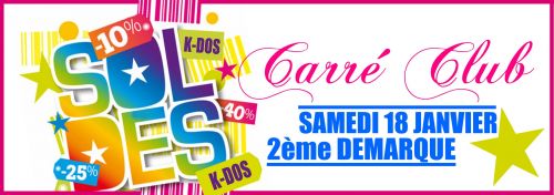 C’est les soldes : 2ème démarques at Carré B