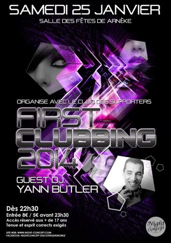 Soirée CLUBBING Guest Dj Yann BUTLER