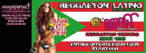 ► L’AMPHY ◄► SAMEDI 8 FEVRIER ◄► REGGAETON – LATINO PARTY◄&#9658