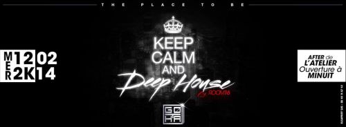 KEEP CALM AND DEEP HOUSE by ROOM⑯