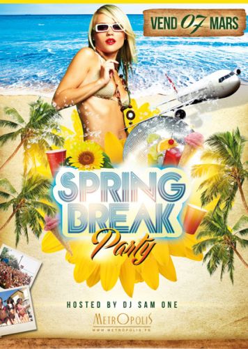 SPRING BREAK PARTY – SAM ONE LIVE