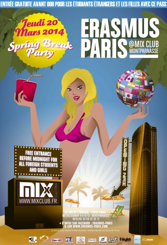 Erasmus Paris : Spring Break Party