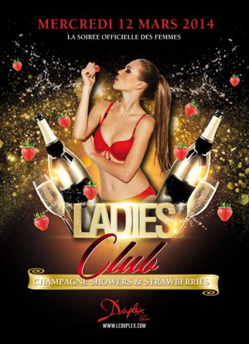 LADIES CLUB – CHAMPAGNE SHOWERS & STRAWBERRIES