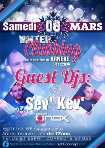 Guests Djs: Sev’ & Kev’ (Résidents Inox)