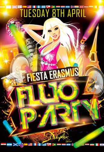 FIESTA ERASMUS – FLUO PARTY