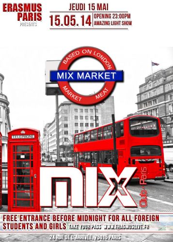 Erasmus Paris : Mix Market