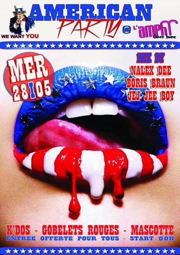 ★ AMERICAN PARTY 2K14 ★ NOUVELLE VERSION ★></noscript>>LE MERCREDI 28 MAI 2014 [VEILLE DE JOU