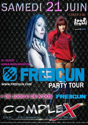 Freegun party tour by Anna Washington