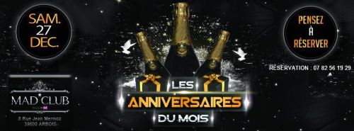 Les Anniversaires Du Mois