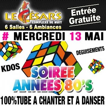 soirée année 80’s