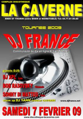 Tournée 2009 DJ France