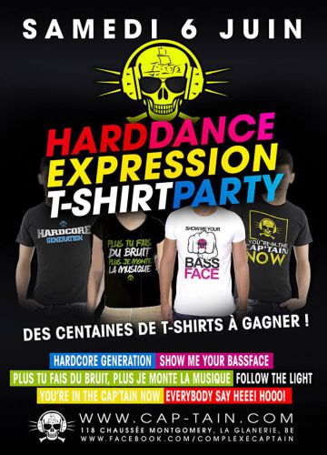 HARD DANCE EXPRESSION T-SHIRT PARTY