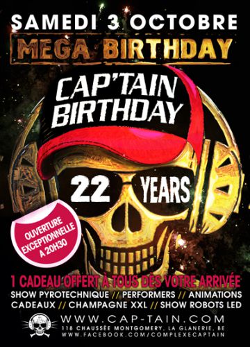 CAP’TAIN MEGA BIRTHDAY ★ 22 YEARS