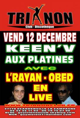 Keen’V aux platines … avec LRayan et Obed