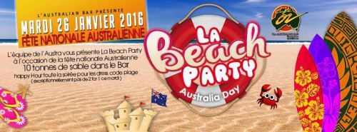 BEACH PARTY / AUSTRALIAN DAY 26/01 @AUSTRALIAN BAR