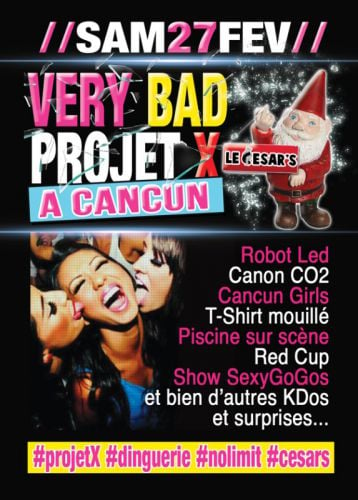 Very bad project x a cancun