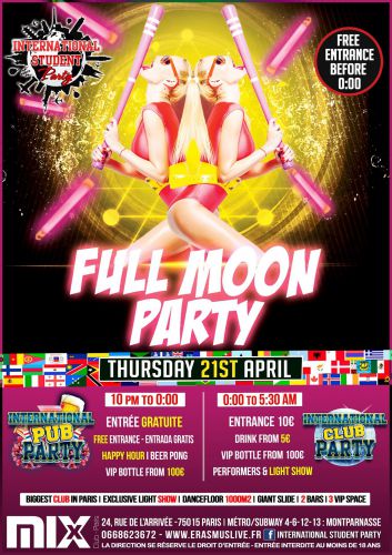 INTERNATIONAL STUDENT PARTY : Full Moon Party