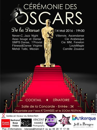 Cérémonie des Oscars de la Danse 2016 – ZOOM FESTIVAL