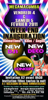 Week-end Inauguiration !!!