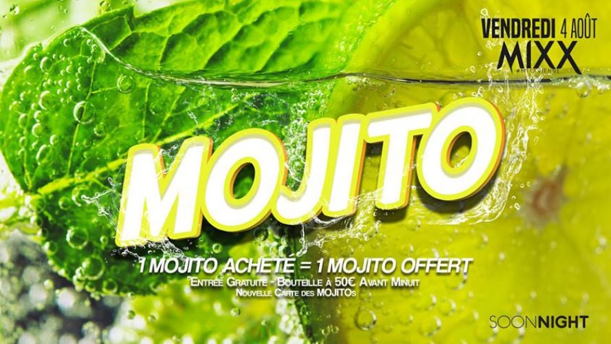 Mojito – 1 acheté 1 offert