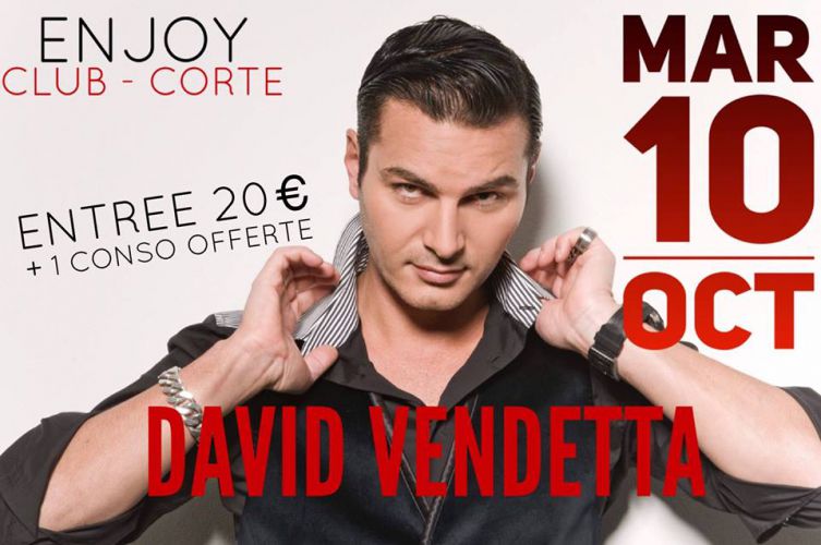 David Vendetta · Organisé par L’Enjoy Club