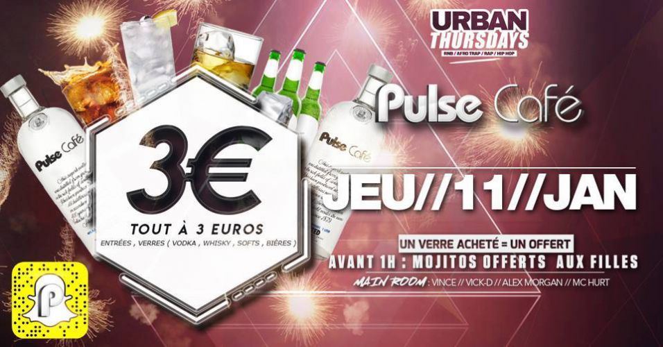 URBAN Thursdays * 3 EUROS