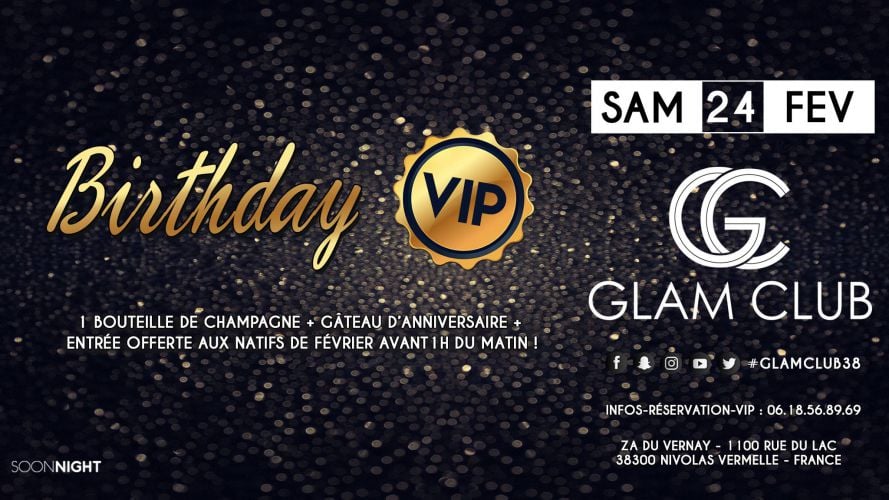 Birthday VIP février