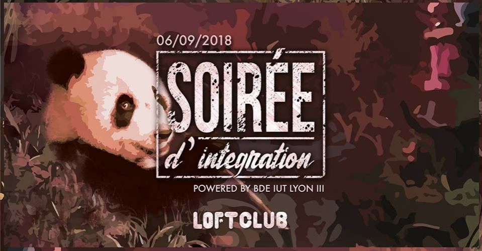 Soirée d’intégration 2018 BDE IUT LYON 3