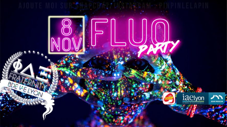 Soirée Post-Partiels FLUO PARTY IAE – 8 Novembre 2018