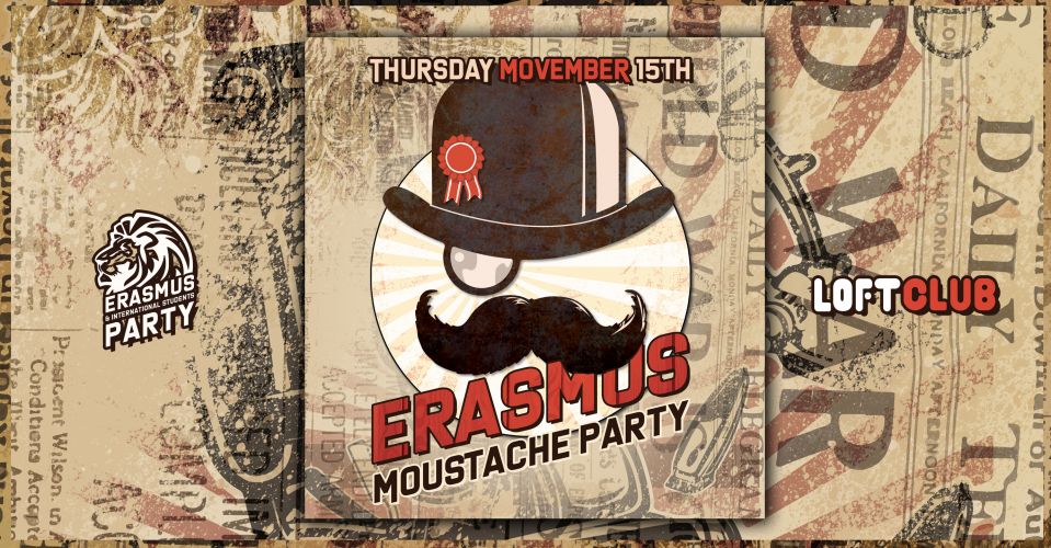 Moustache Party – Erasmus & International Students Party Lyon