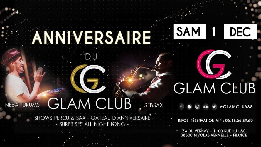 Anniversaire du Glam Club