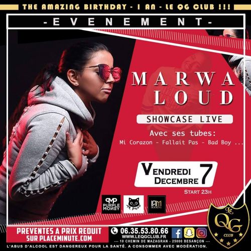 Marwa Loud En Show Case Live !