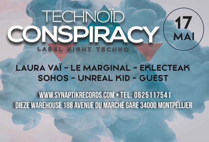 Technoïd Conspiracy w/ Label Night Synaptik Records