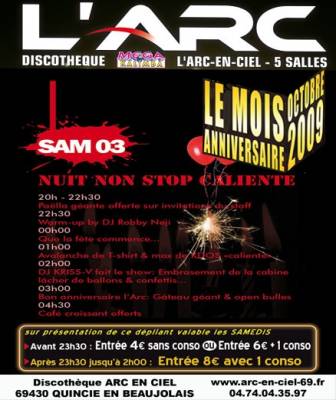 Mois Anniversaire Act 1: La nuit Non Stop Caliente