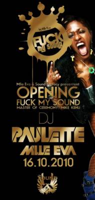 DJ PAULETTE & MLLE EVA for FUCK MY SOUND