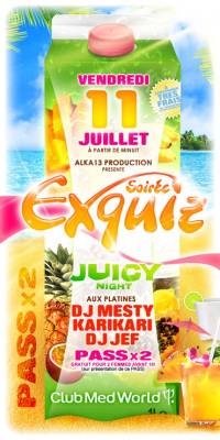 Soirée EXQUIZ Juicy night – (Pass 4 Ladies)